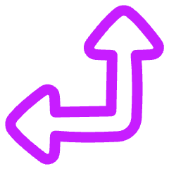 Triangle Arrow Bottom Right Corner Icon from Plump Neon Set