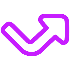 Triangle Arrow Bounce Up Right Icon from Plump Neon Set