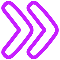 Double Tailless Line Arrow Right Icon from Plump Neon Set