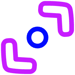 Tailless Line Arrow Diagonal Scroll 1 Icon from Plump Neon Set