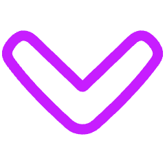 Tailless Line Arrow Down 1 Icon from Plump Neon Set