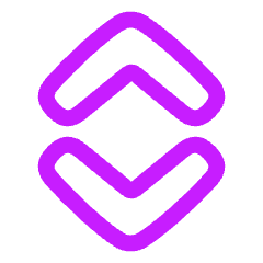 Tailless Line Arrow Expand Vertical Icon from Plump Neon Set