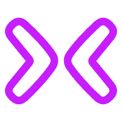 Tailless Line Arrow Shrink Horizontal 1 Icon from Plump Neon Set