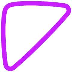 Tailless Triangle Arrow Top Left Icon from Plump Neon Set