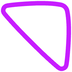Tailless Triangle Arrow Top Right Icon from Plump Neon Set
