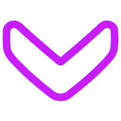 Chevron Arrow Down Icon from Plump Neon Set