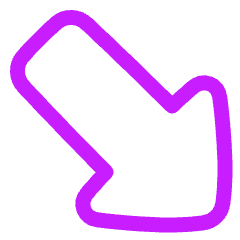 Thick Arrow Diagonal Bottom Right Icon from Plump Neon Set