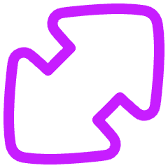 Thick Arrow Diagonal Large 1 Icon from Plump Neon Set
