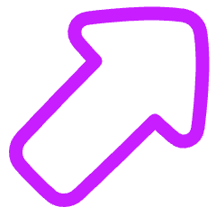 Thick Arrow Diagonal Upper Right Icon from Plump Neon Set