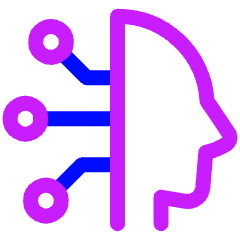 Deepfake Technology 1 Icon from Plump Neon Set