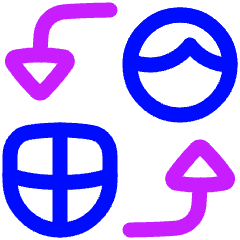 Deepfake Technology 2 Icon from Plump Neon Set