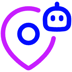 Ai Navigation Robot Icon from Plump Neon Set
