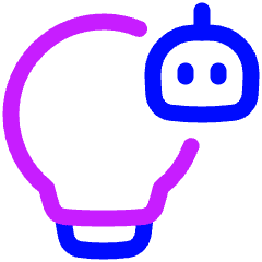 Ai Technology Robot Icon from Plump Neon Set