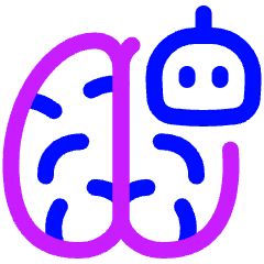 Artificial Intelligence Robot Icon from Plump Neon Set