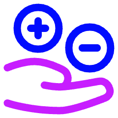 Buying And Selling Icon from Plump Neon Set