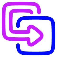 Free Return Icon from Plump Neon Set