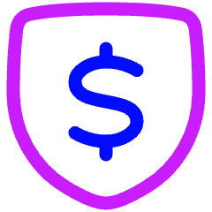 Security Shield Icon from Plump Neon Set