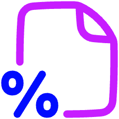 Statistics Report Icon from Plump Neon Set