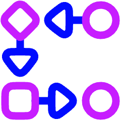 Workflow Icon from Plump Neon Set