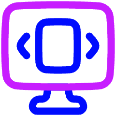 Desktop Application Icon from Plump Neon Set