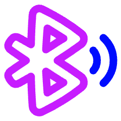 Bluetooth Searching Icon from Plump Neon Set