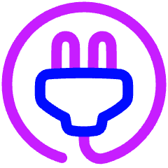 Electric Cord 3 Icon from Plump Neon Set