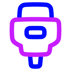 Usb Cable Icon from Plump Neon Set