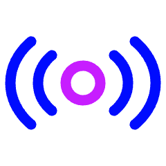 Wifi Horizontal Icon from Plump Neon Set