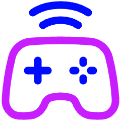 Controller Wireless Icon from Plump Neon Set
