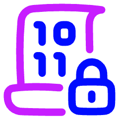 Database Encryption 2 Icon from Plump Neon Set