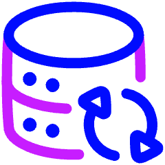 Database Refresh Icon from Plump Neon Set
