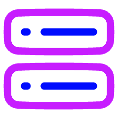 Database Server 1 Icon from Plump Neon Set