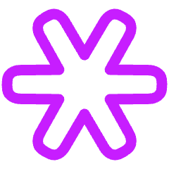 Asterisk 2 Icon from Plump Neon Set