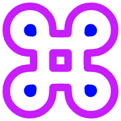 Command Icon from Plump Neon Set