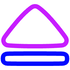 Eject Icon from Plump Neon Set