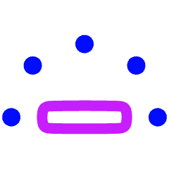 Keyboard Brightness Decrease Icon from Plump Neon Set