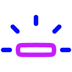 Keyboard Brightness Increase Icon from Plump Neon Set