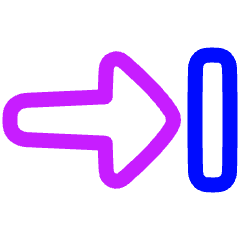 Next Icon from Plump Neon Set