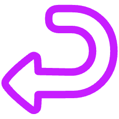 Return 2 Icon from Plump Neon Set