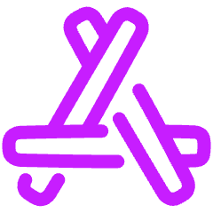 App Store Logo Icon from Plump Neon Set