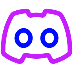 Discord Logo Icon from Plump Neon Set