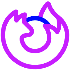 Firefox Logo Icon from Plump Neon Set