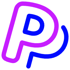 Paypal Logo Icon from Plump Neon Set