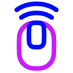 Mouse Wireless 1 Icon from Plump Neon Set