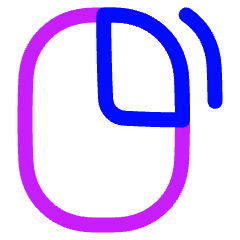 Right Click Icon from Plump Neon Set