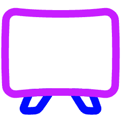 Screen 2 Icon from Plump Neon Set
