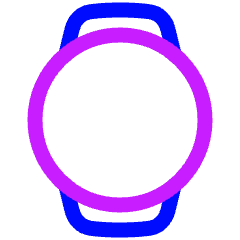 Watch 1 Icon from Plump Neon Set