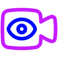 Live Video Online View Icon from Plump Neon Set