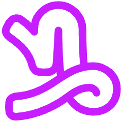 Zodiac 6 Icon from Plump Neon Set