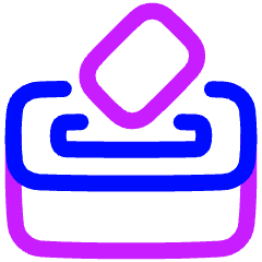 Politics Vote 2 Icon from Plump Neon Set